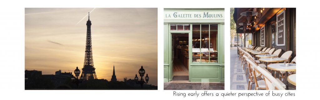 Rising early is a great way to explore busier districts